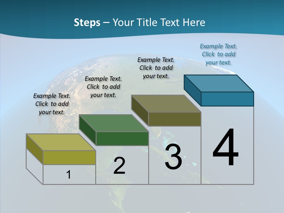 Flight Globe Elevation PowerPoint Template