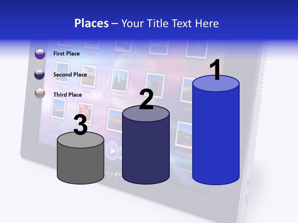 Digital Wireless Player PowerPoint Template