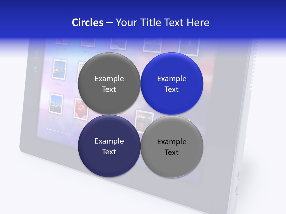 Digital Wireless Player PowerPoint Template