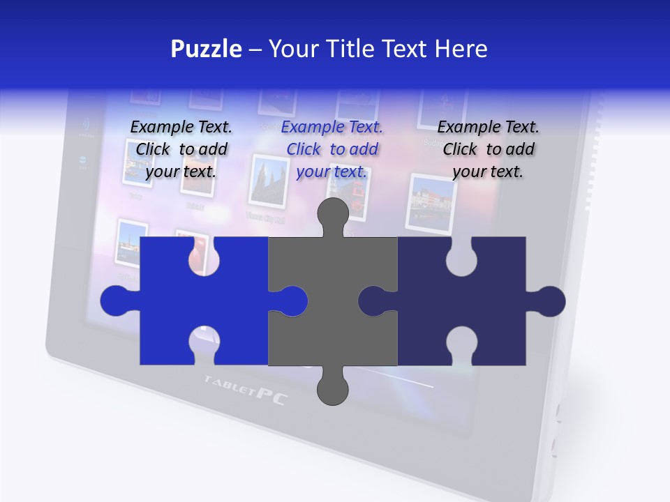 Digital Wireless Player PowerPoint Template