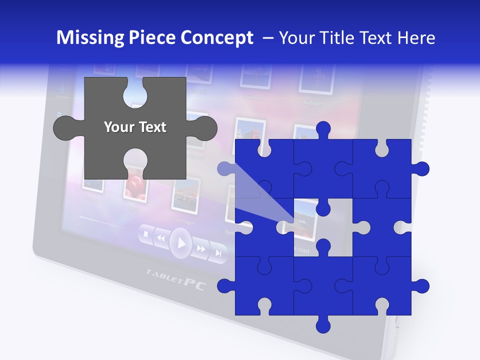 Digital Wireless Player PowerPoint Template