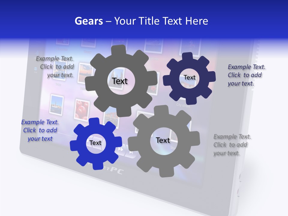 Digital Wireless Player PowerPoint Template