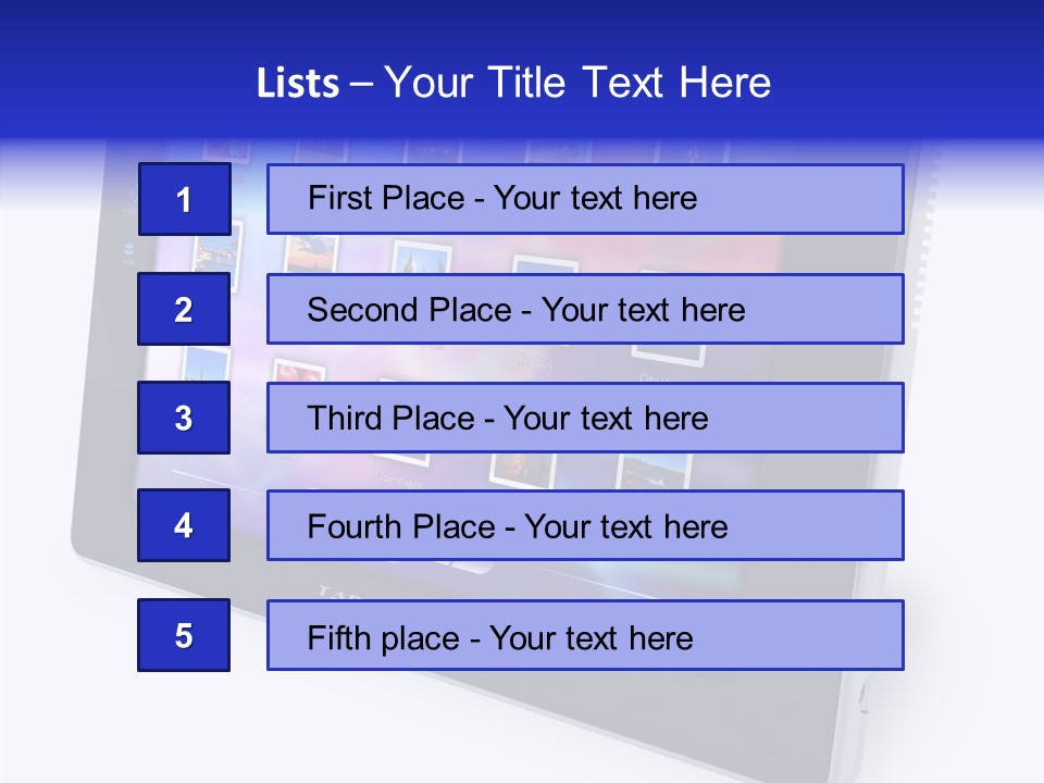 Digital Wireless Player PowerPoint Template
