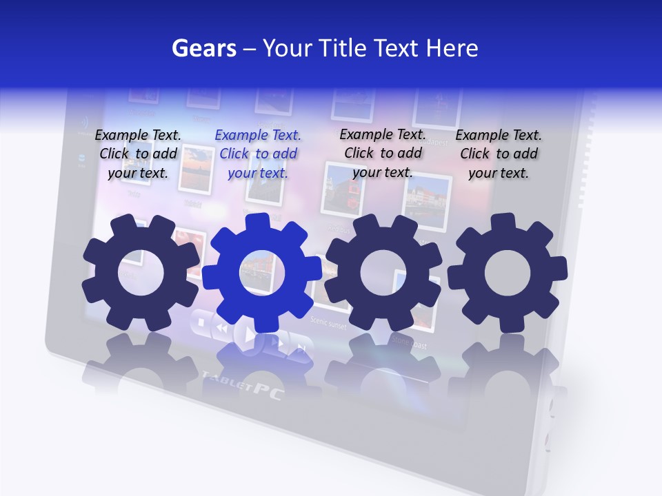 Digital Wireless Player PowerPoint Template