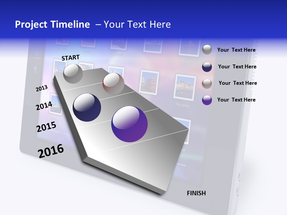 Digital Wireless Player PowerPoint Template