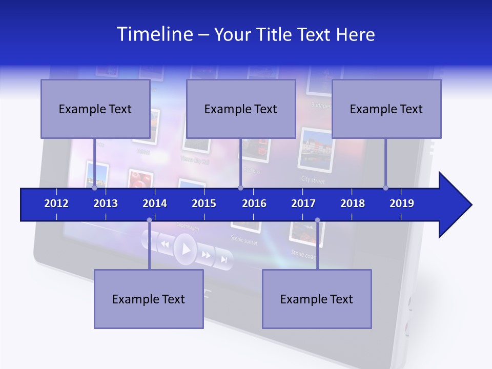 Digital Wireless Player PowerPoint Template