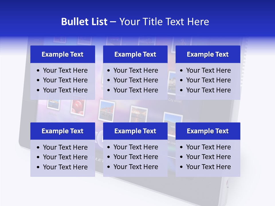 Digital Wireless Player PowerPoint Template