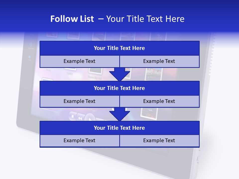 Digital Wireless Player PowerPoint Template