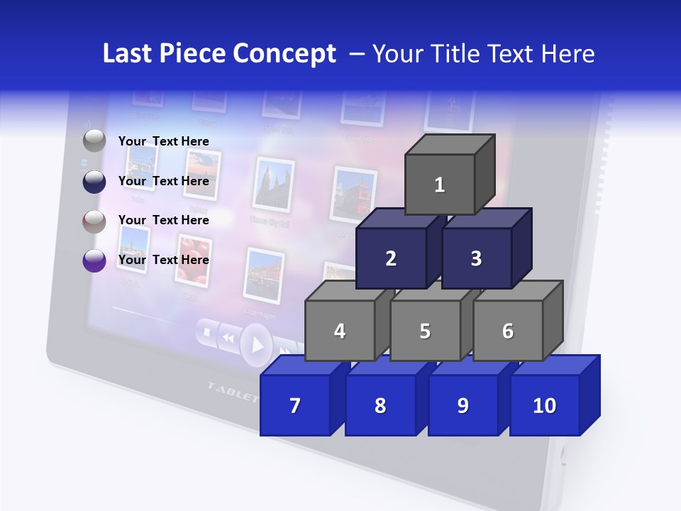 Digital Wireless Player PowerPoint Template