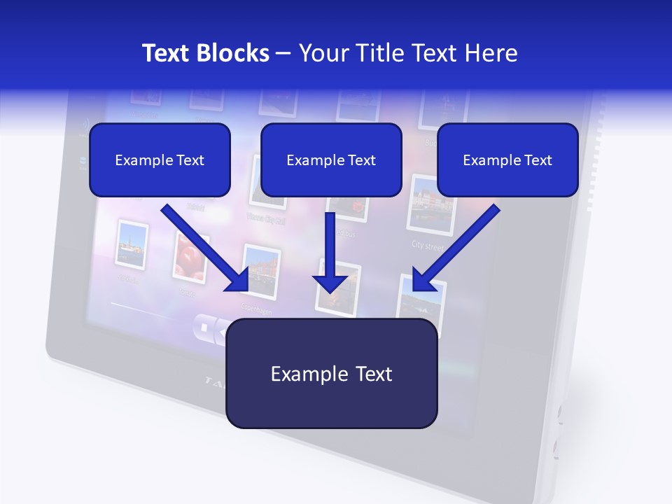 Digital Wireless Player PowerPoint Template