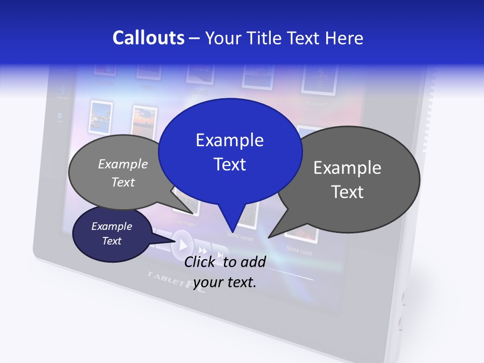 Digital Wireless Player PowerPoint Template