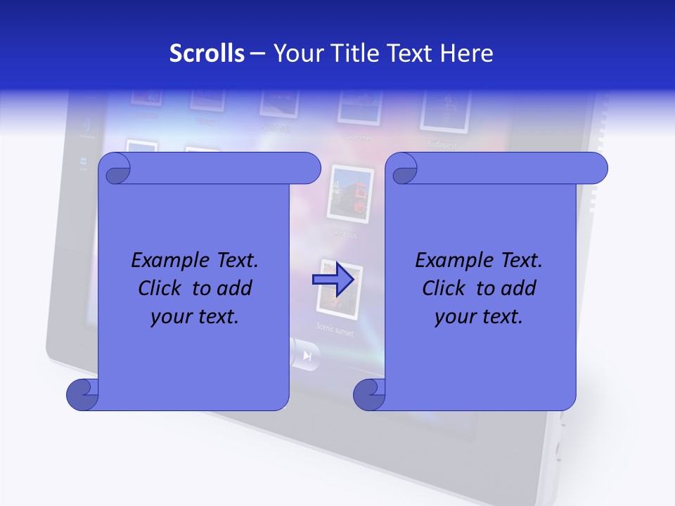 Digital Wireless Player PowerPoint Template