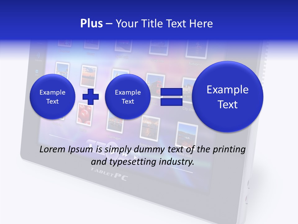 Digital Wireless Player PowerPoint Template