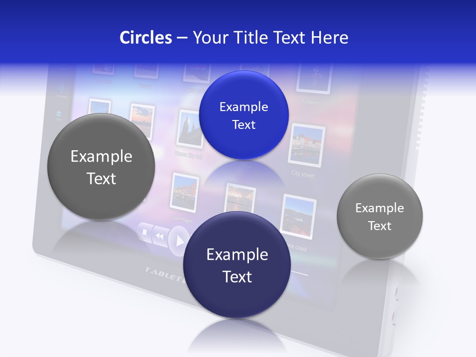 Digital Wireless Player PowerPoint Template