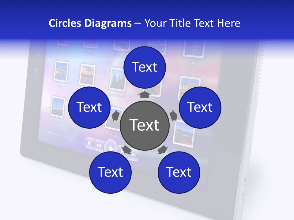Digital Wireless Player PowerPoint Template