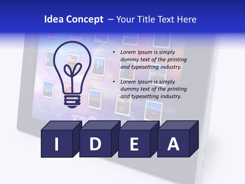 Digital Wireless Player PowerPoint Template