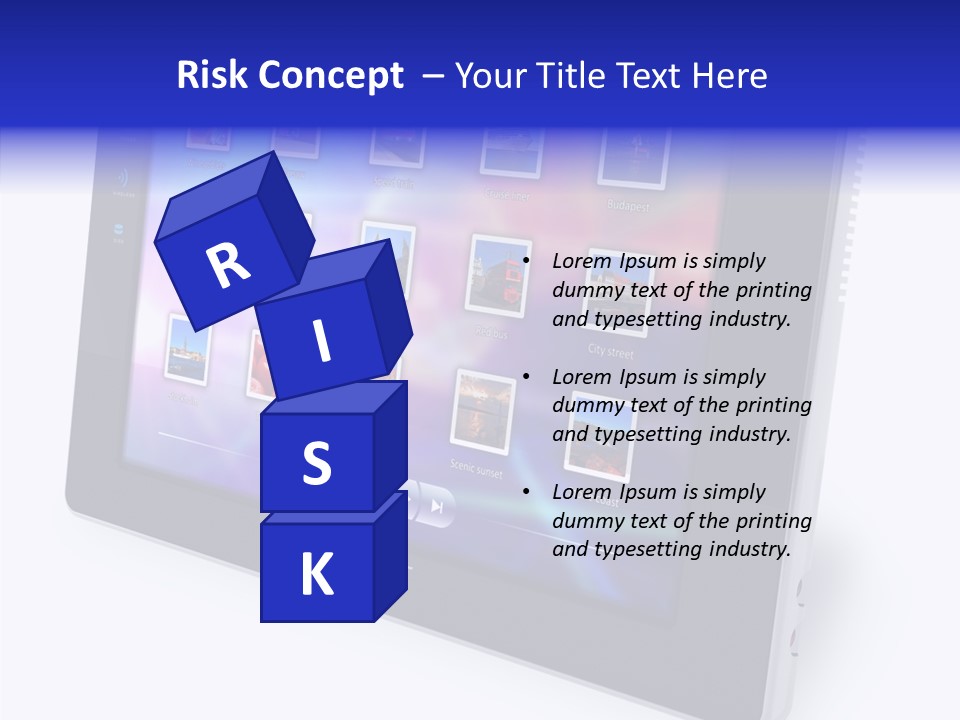 Digital Wireless Player PowerPoint Template