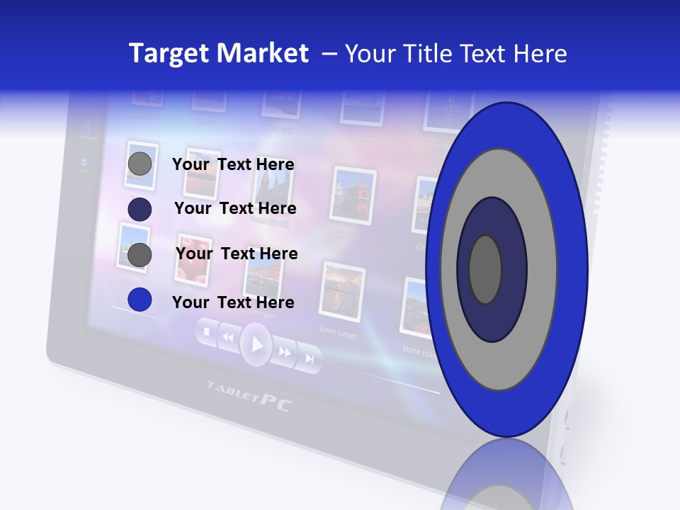 Digital Wireless Player PowerPoint Template