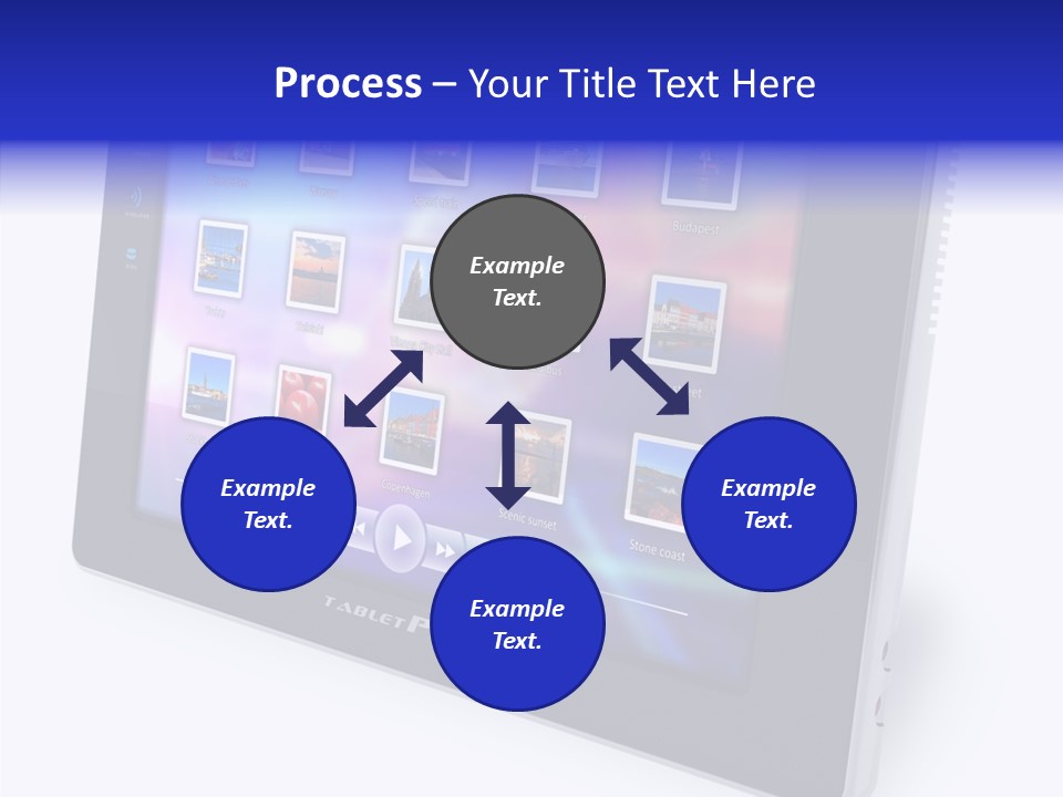 Digital Wireless Player PowerPoint Template