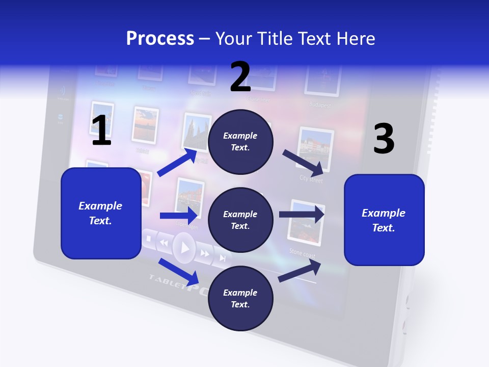 Digital Wireless Player PowerPoint Template