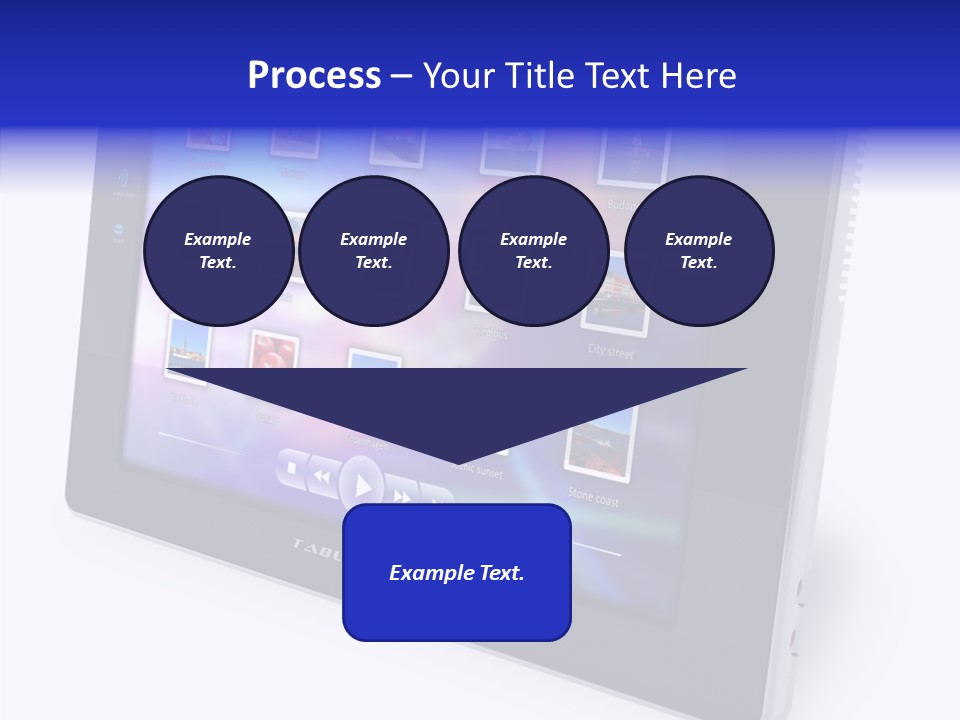 Digital Wireless Player PowerPoint Template