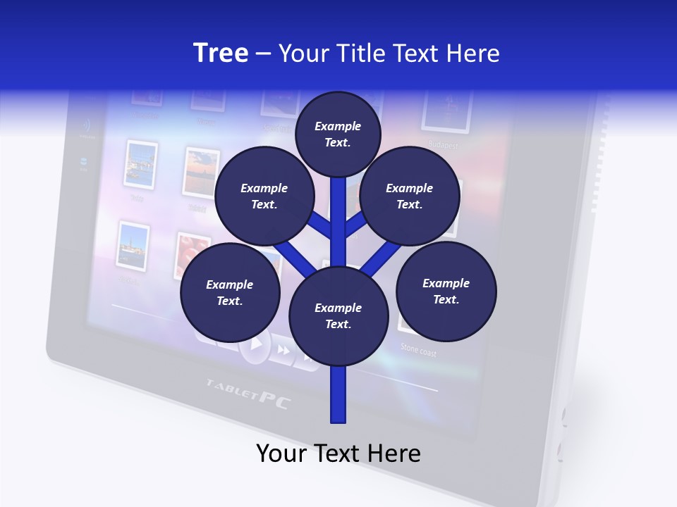 Digital Wireless Player PowerPoint Template