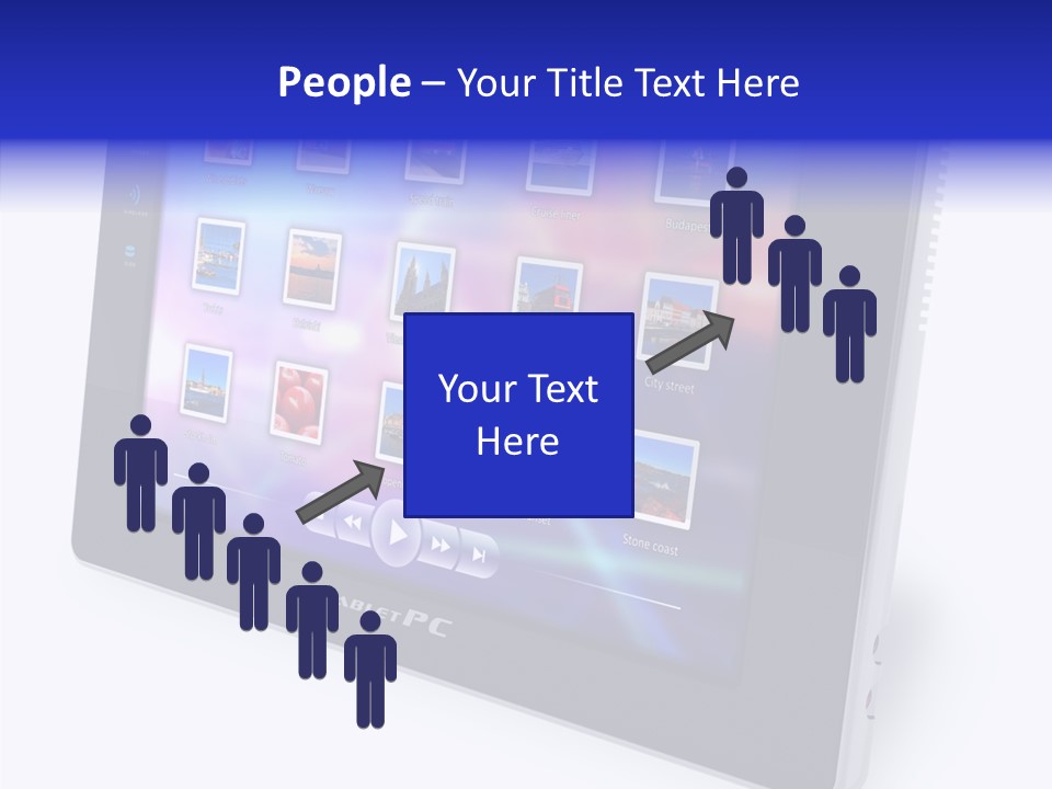 Digital Wireless Player PowerPoint Template
