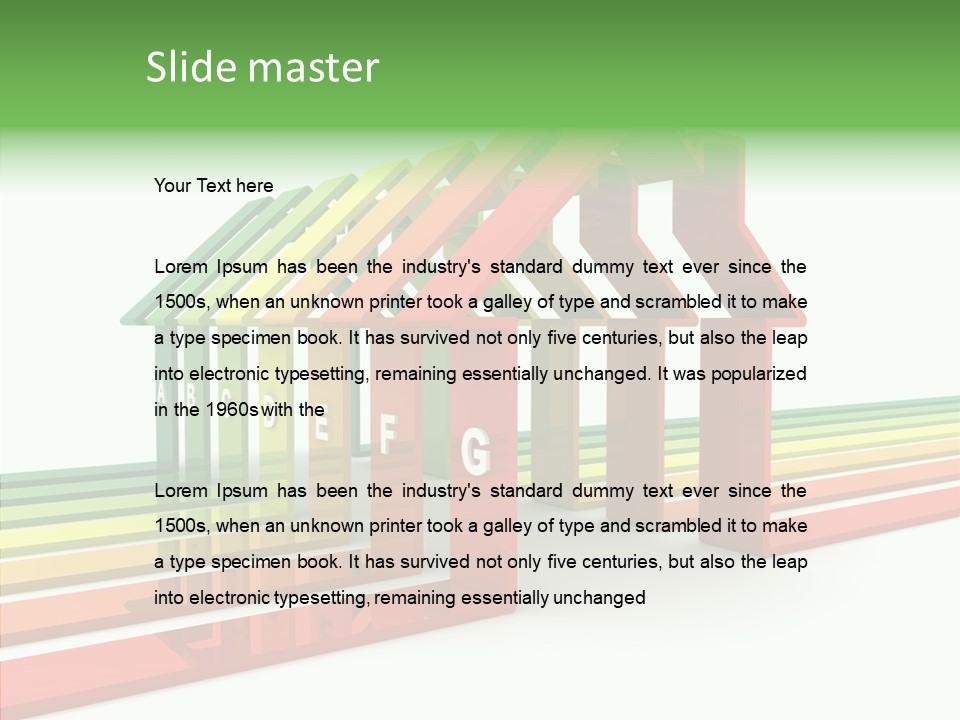 Writing Corporate Figure PowerPoint Template