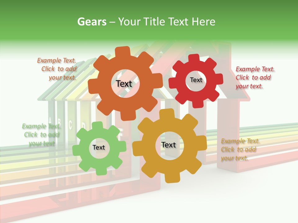 Writing Corporate Figure PowerPoint Template