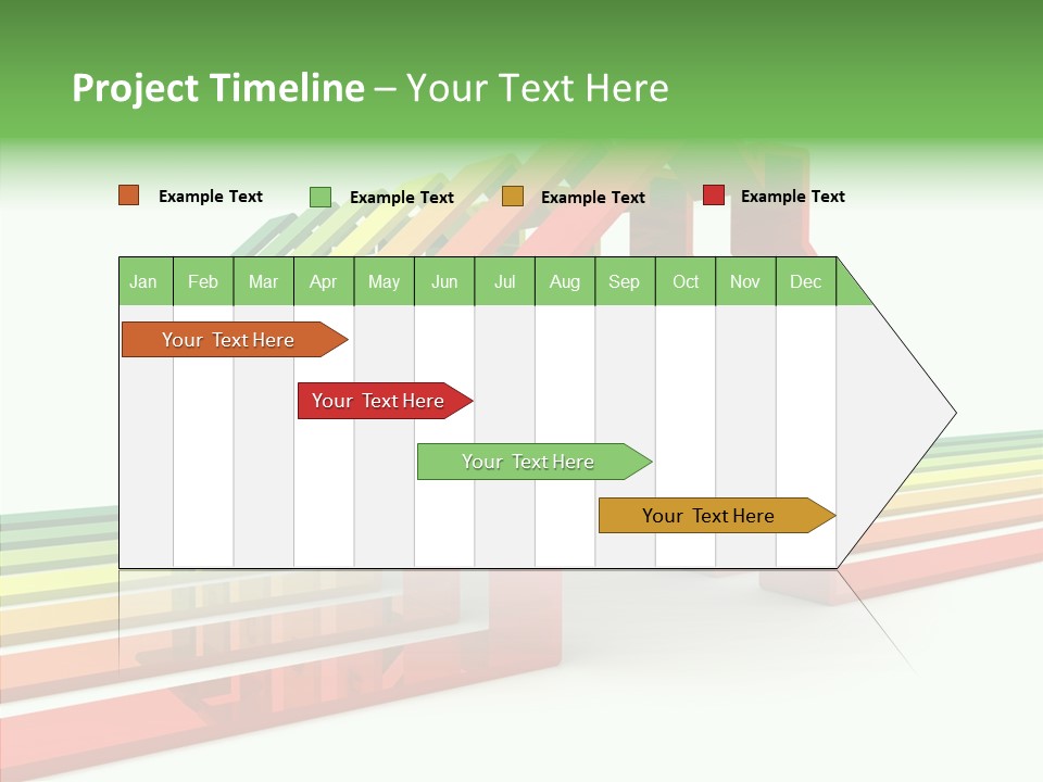 Writing Corporate Figure PowerPoint Template