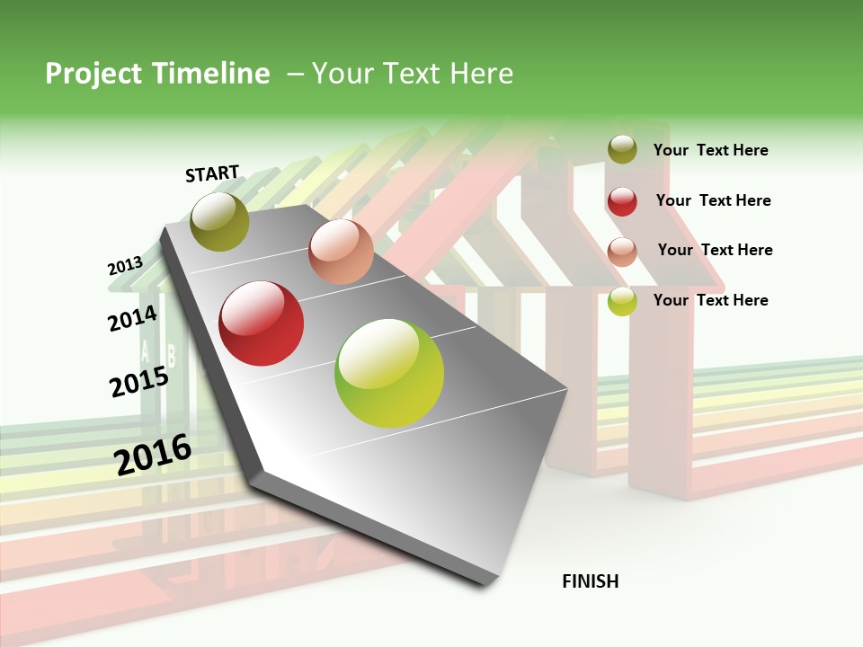 Writing Corporate Figure PowerPoint Template