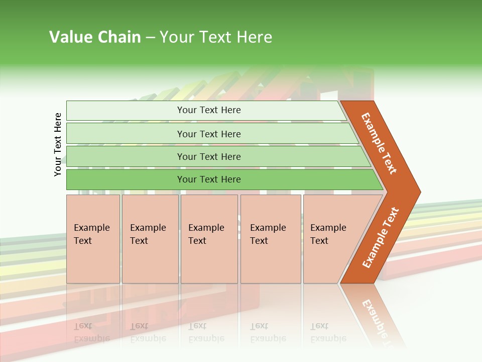 Writing Corporate Figure PowerPoint Template