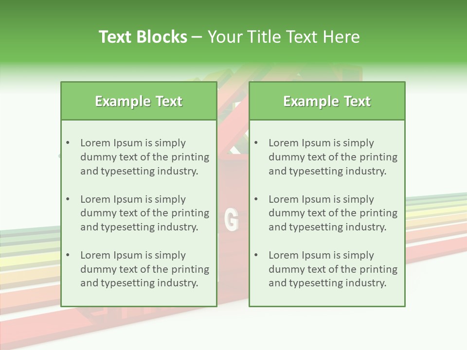 Writing Corporate Figure PowerPoint Template