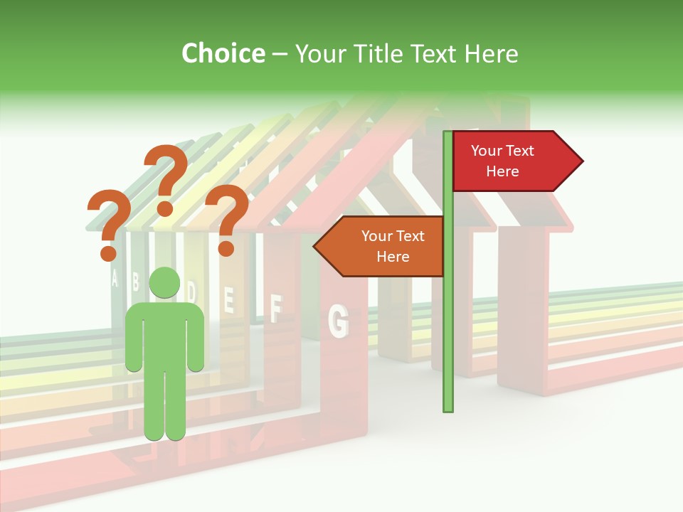 Writing Corporate Figure PowerPoint Template
