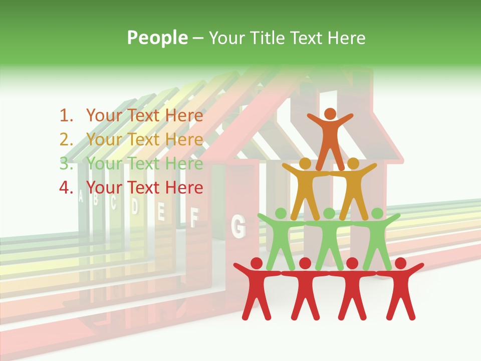 Writing Corporate Figure PowerPoint Template