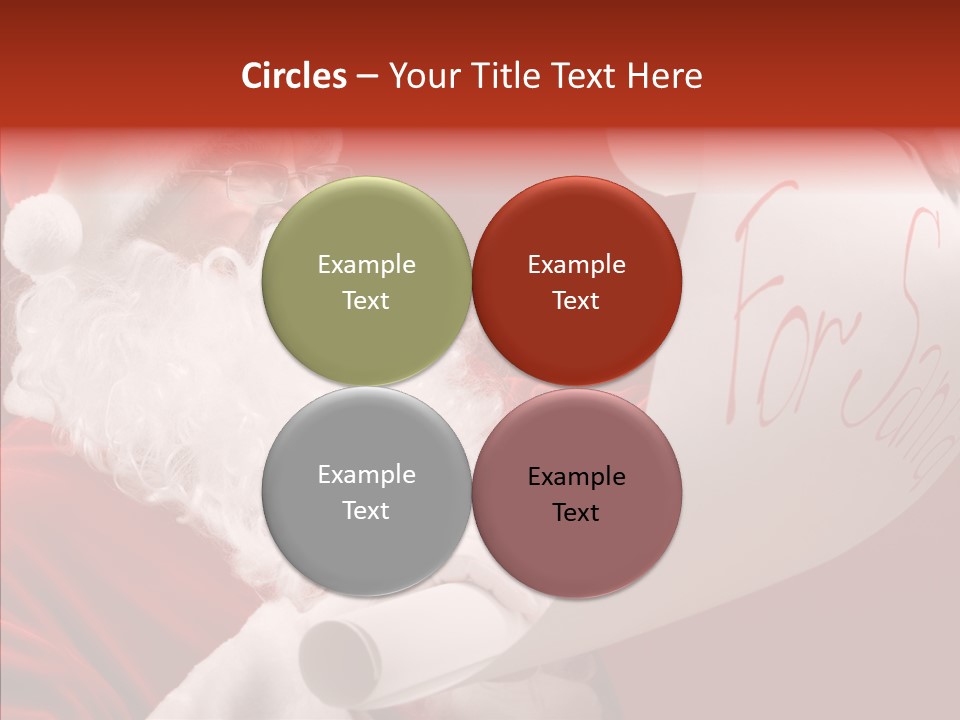 Celebration Person Claus PowerPoint Template