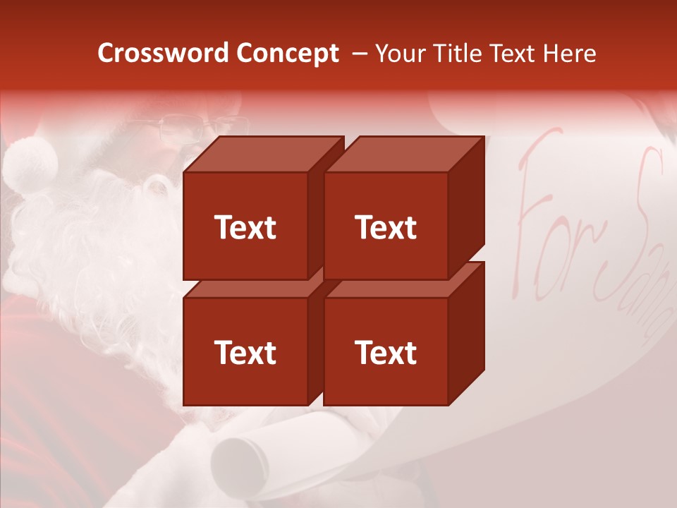 Celebration Person Claus PowerPoint Template