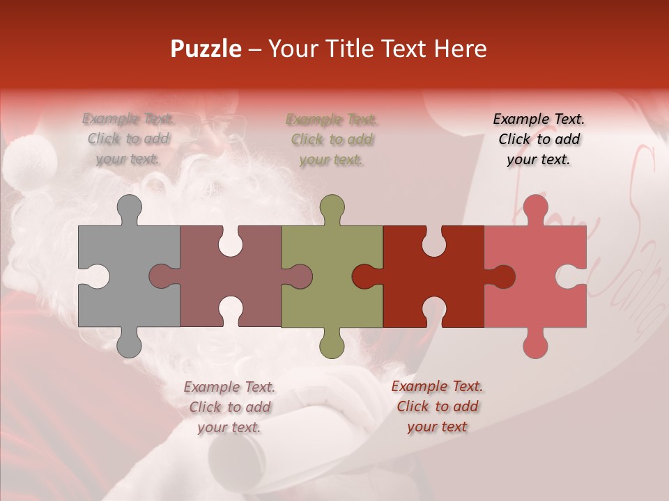 Celebration Person Claus PowerPoint Template