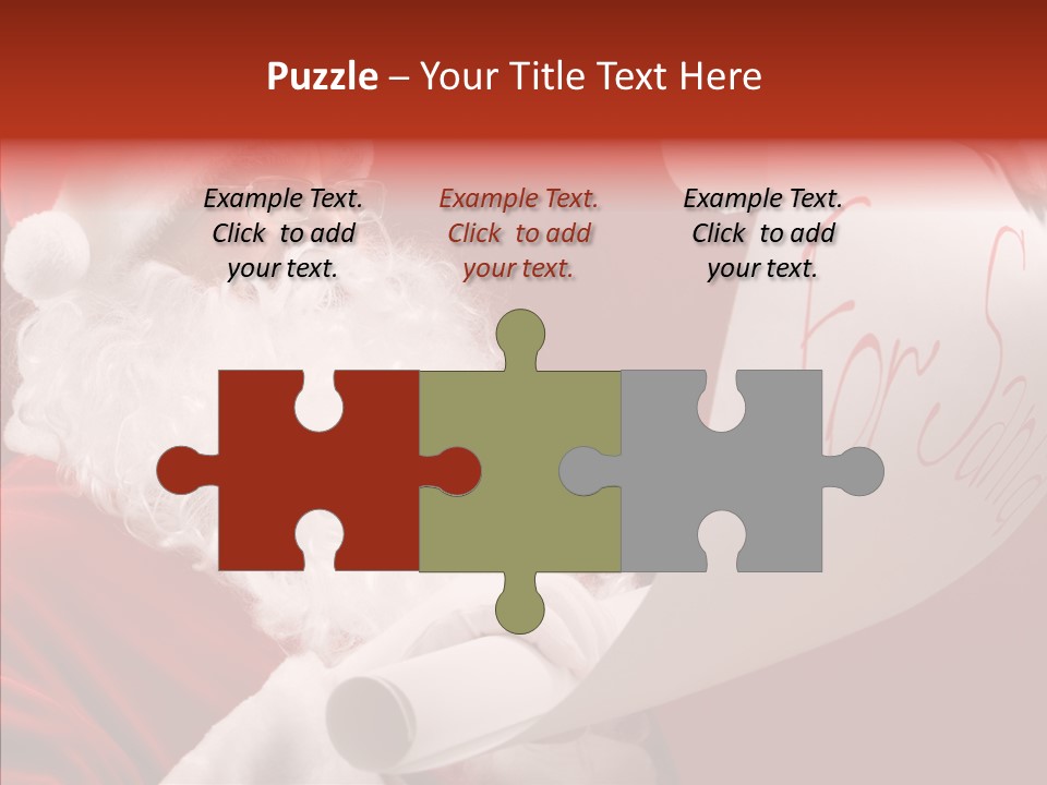 Celebration Person Claus PowerPoint Template