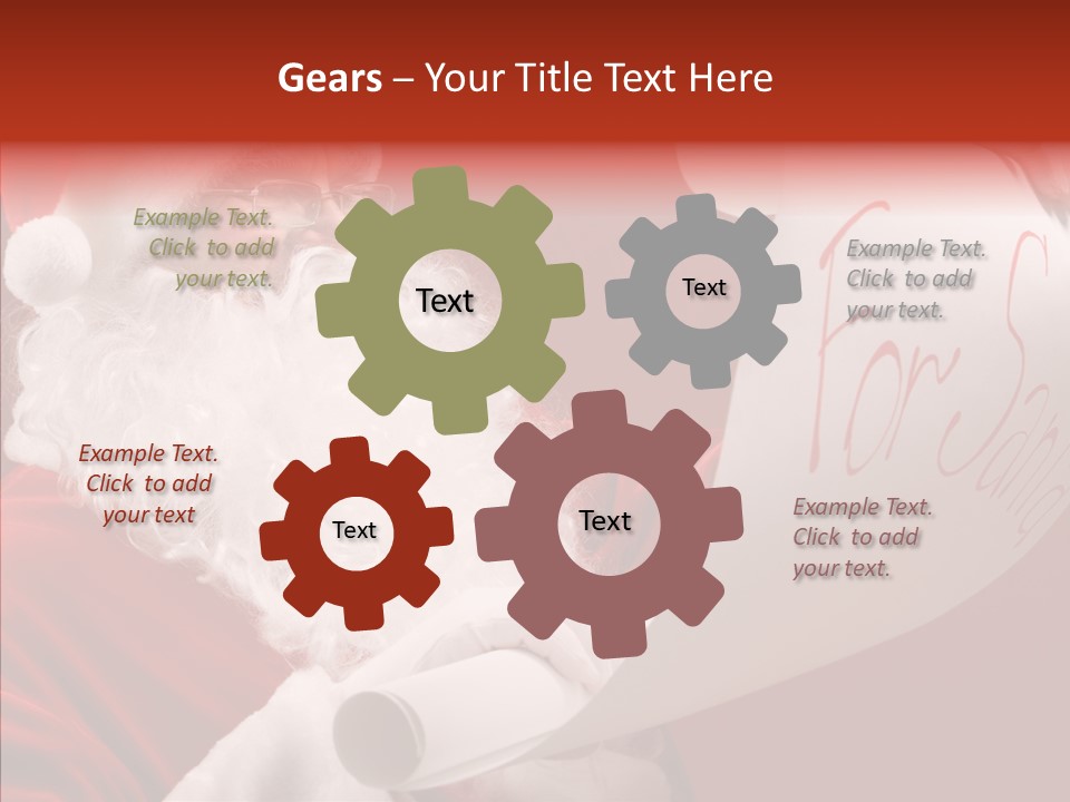 Celebration Person Claus PowerPoint Template