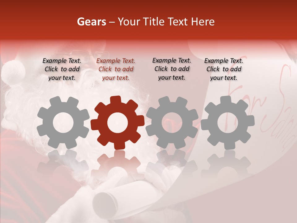 Celebration Person Claus PowerPoint Template