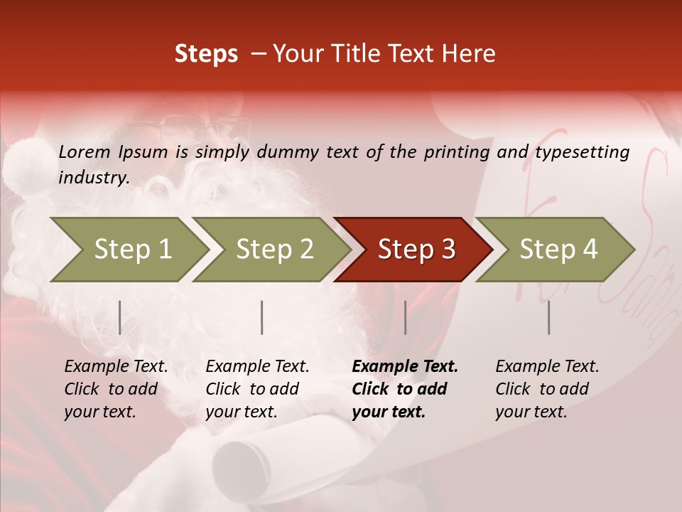 Celebration Person Claus PowerPoint Template