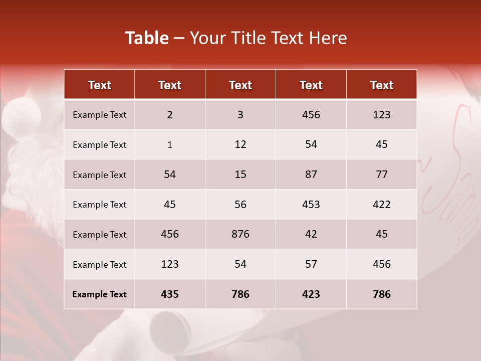 Celebration Person Claus PowerPoint Template