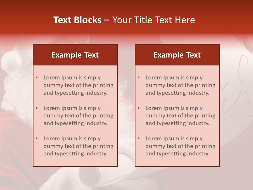 Celebration Person Claus PowerPoint Template