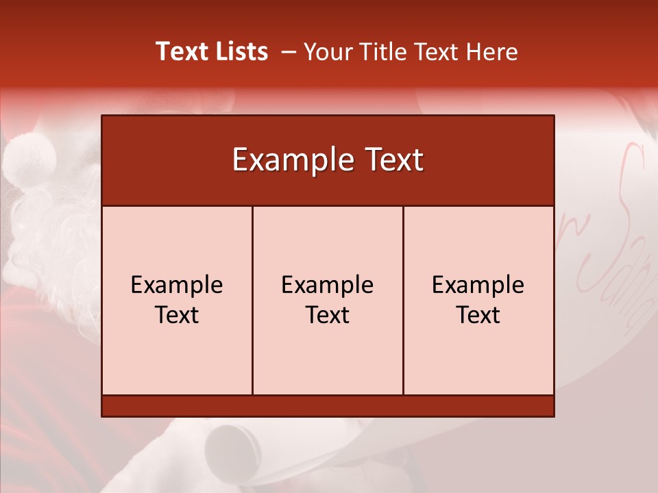 Celebration Person Claus PowerPoint Template