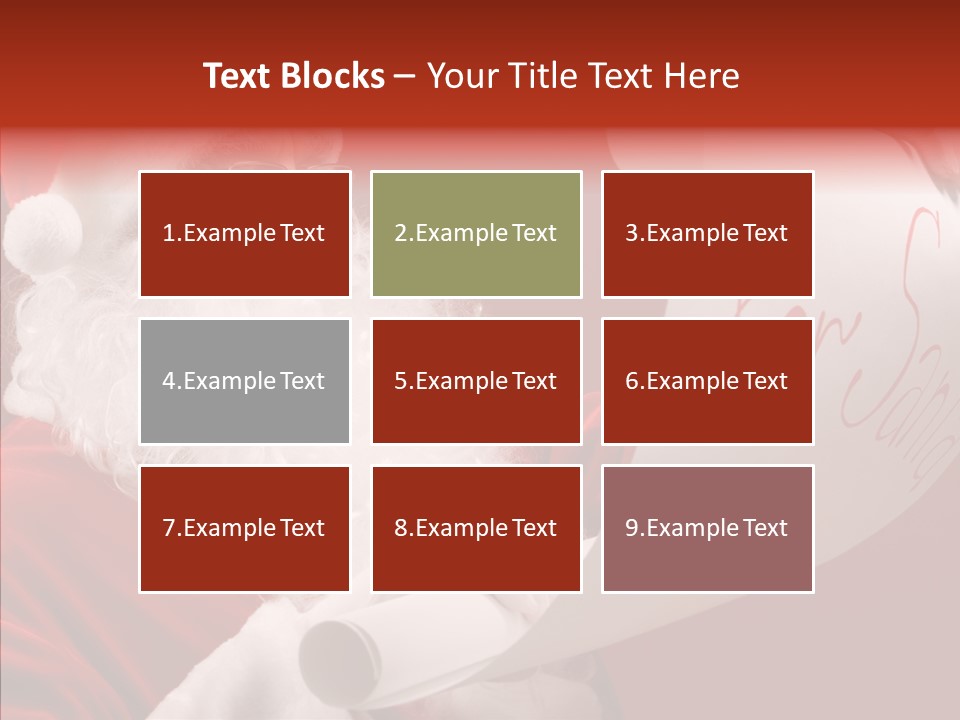 Celebration Person Claus PowerPoint Template