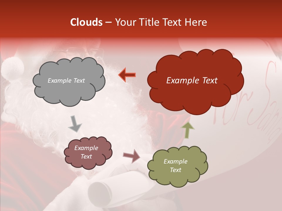 Celebration Person Claus PowerPoint Template