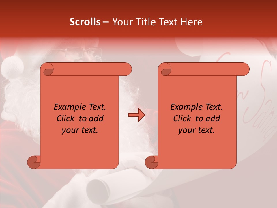 Celebration Person Claus PowerPoint Template