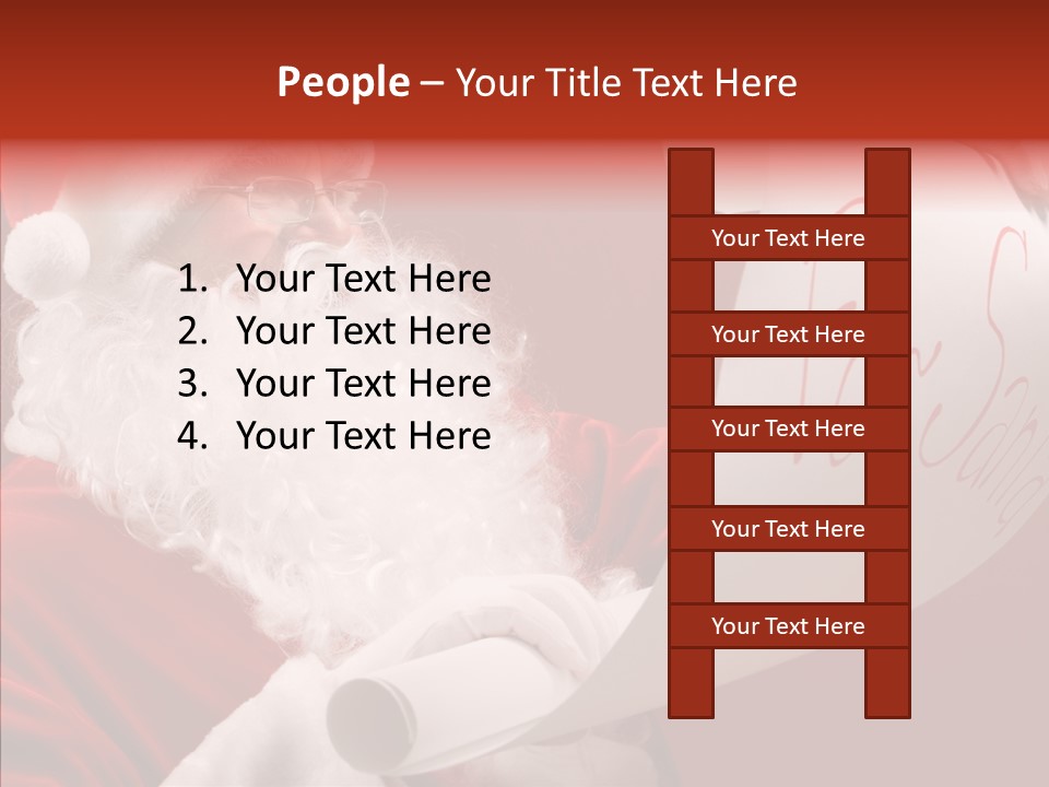 Celebration Person Claus PowerPoint Template