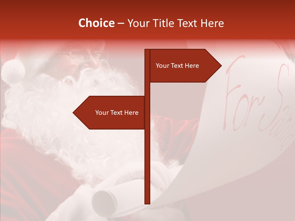 Celebration Person Claus PowerPoint Template